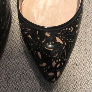 Prada patent leather pumps